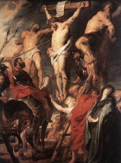 RUBENS, Pieter Pauwel Christ on the Cross between the Two Thieves China oil painting art